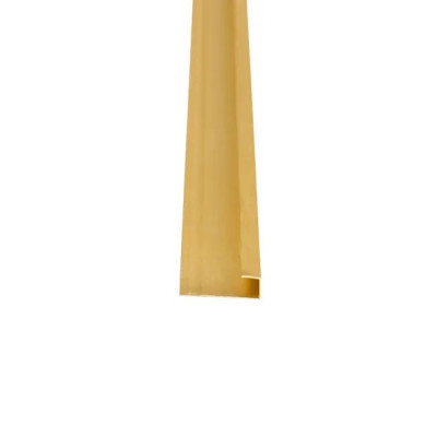 FM-03 Финишный молдинг (алюминий) ЖЕЛТОЕ ЗОЛОТО 2950*20*6mm FM-03 Финишный молдинг (алюминий) ЖЕЛТОЕ ЗОЛОТО 2950*20*6mm